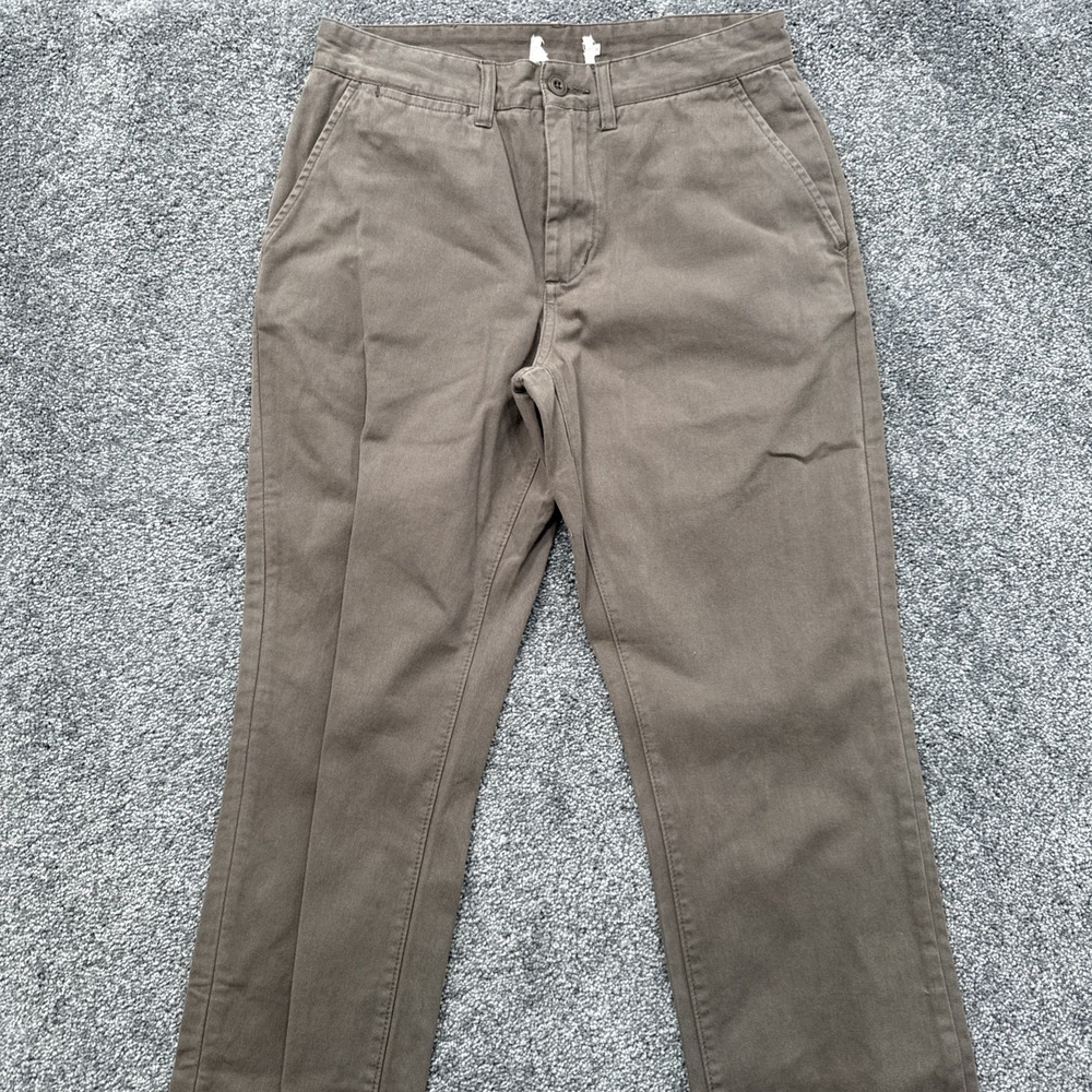 Taylor Stitch Pants Mens 29x31 The Foundation Pant Slim Chino Casual Prep Brown